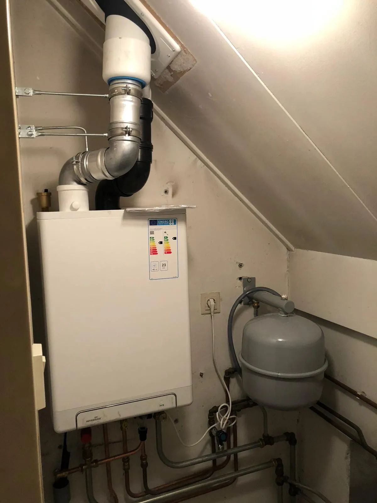 CV ketel met installatie